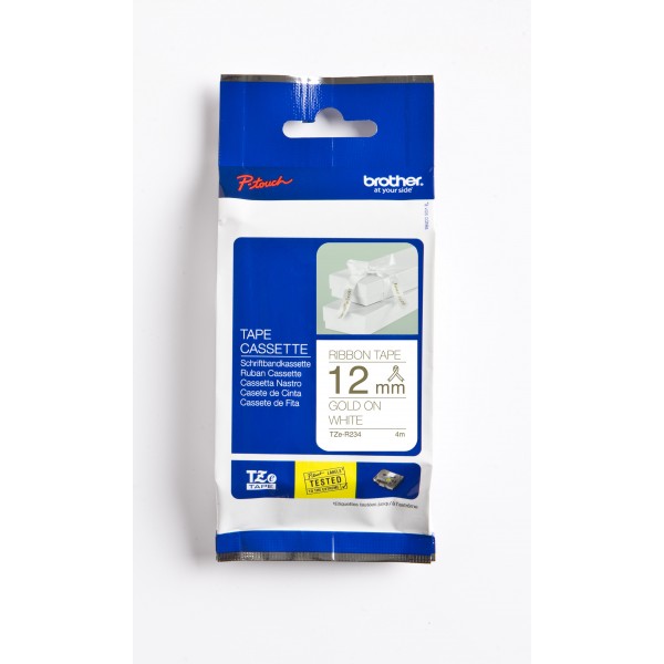 Brother 12mm x 4m Ribbon Tape Cassette