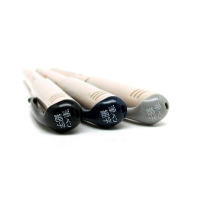 Pilot Fudemakase Black, Blue Black, Gray Fine Point Brush Pens (Pack of 3)