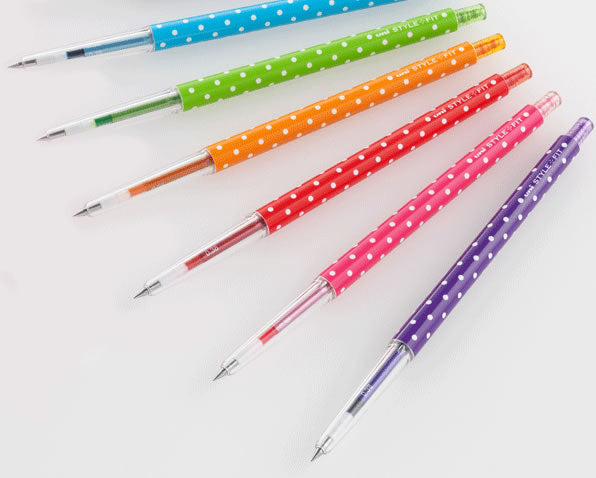 Uni SigNo STYLE-FIT Disney 0.38mm Retractable Gel Ink Ballpoint Pens (Pack of 7)