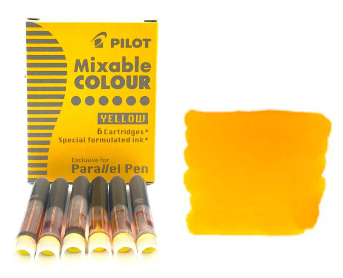 Pilot Mixable COLOUR Ink Cartridge for Parallel Pens (6 refills per pack)