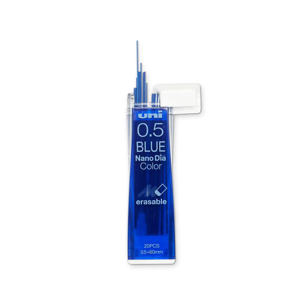 Uni Nano Dia Color 0.5mm Erasable Refill Leads (20pcs per tube)