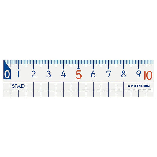 Kutsuwa STAD 10cm Arithmetic Ruler
