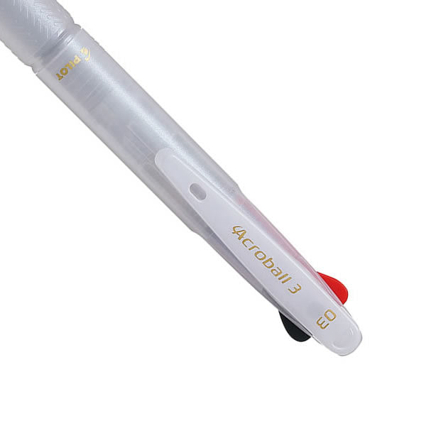 Pilot Acroball 3 Micro Fine 0.3mm 3-Colour Ballpoint Pen