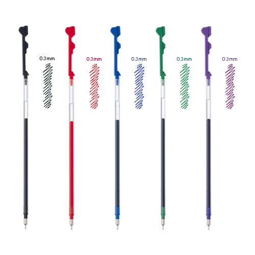 Pilot HI-TEC-C COLETO 0.3mm Pen Refills (Pack of 5)