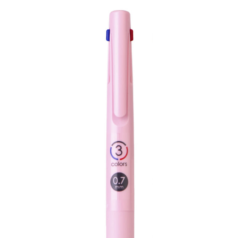 Zebra bLen 3C 0.7mm 3 Colors Ballpoint Pens (Pack of 3)