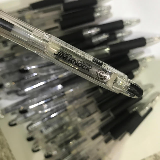 Zebra JIM-KNOCK 0.7mm Oil-based Black Ink Ballpoint Pen