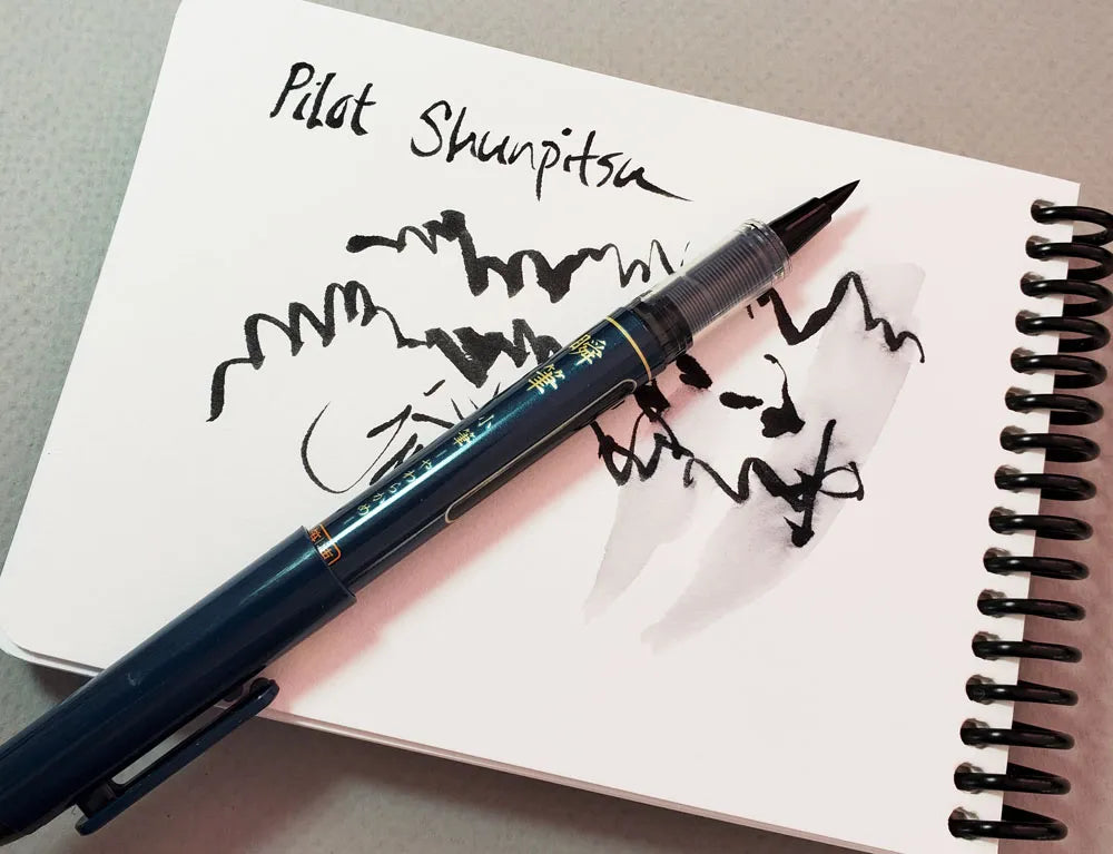 Pilot Shunpitsu Kofude Pocket Brush Pen, Quick-drying Ink, Soft Tip
