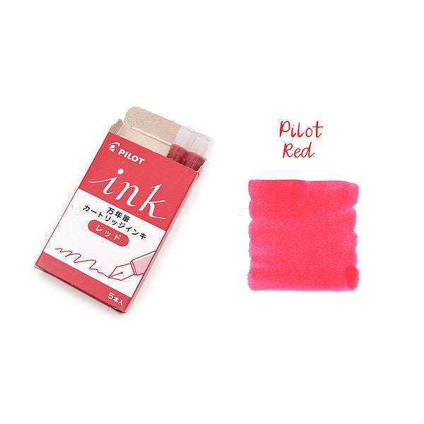 Pilot Fountain Pen Water-based Ink Cartridges (5 refills per pack)