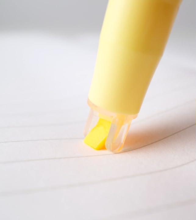 Pilot KIRE-NA Twin Tip Quick-drying Pigment Ink Highlighters (Pack of 5)