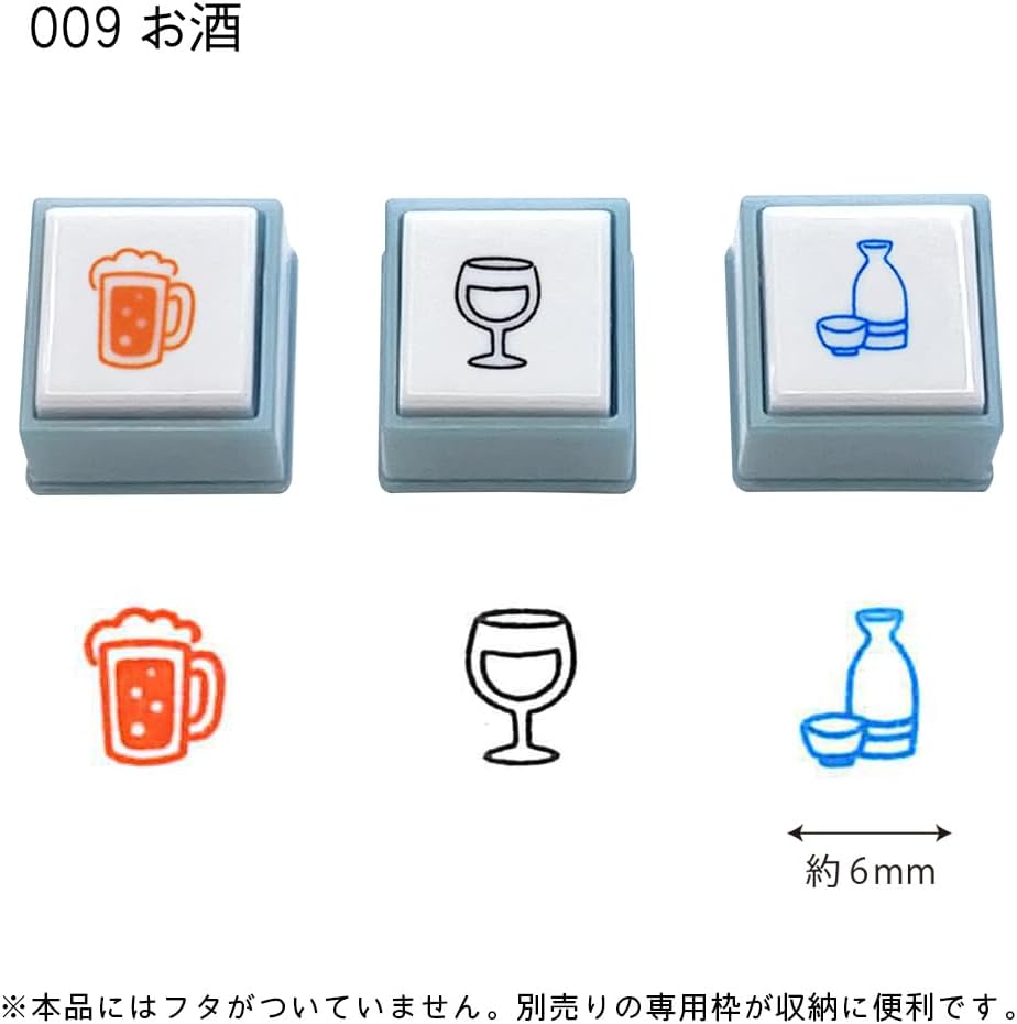 KODOMO NO KAO Pochitto Pick! Push-Button Stamp Inserts (3pcs Set)