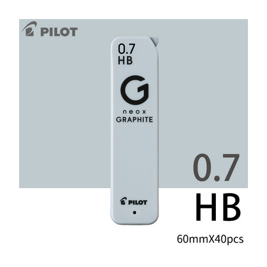 Pilot neox GRAPHITE 0.7mm High-Purity Refill Leads (40pcs per tube)