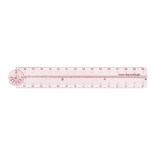 MIDORI Designphil 30cm Folding Multi Ruler
