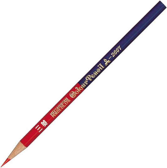 Uni No. 2667 Round Axis Mitsubishi Colored Pencils (Pack of 12)