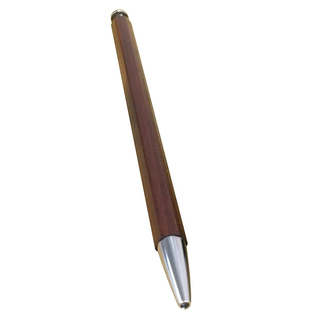 Kita-Boshi 2.0mm Hexagon Axis Raw Lacquer Wooden Barrel Clutch Pencil, B Lead
