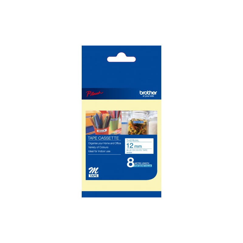 Brother P-touch 12mm x 8m M-Tape Cassette