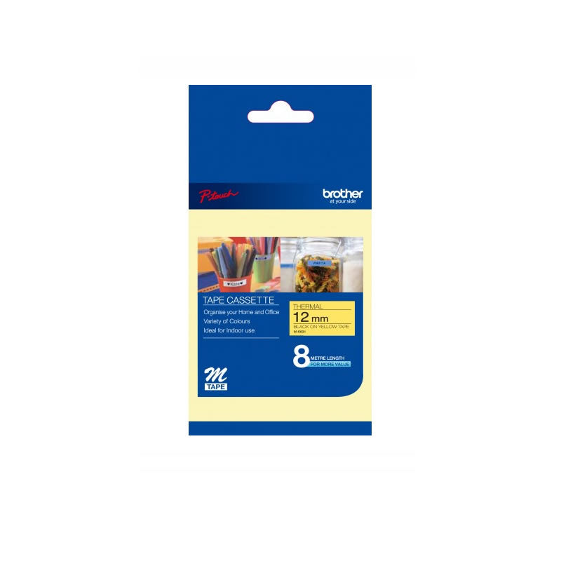 Brother P-touch 12mm x 8m M-Tape Cassette