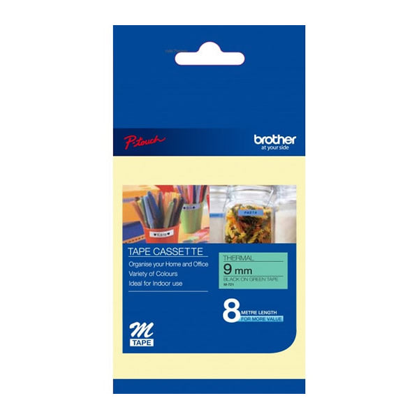 Brother P-touch 9mm x 8m M-Tape Cassette