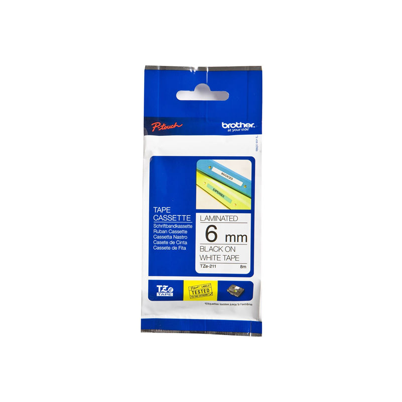 Brother Laminated 6mm x 8m Tape Cassette