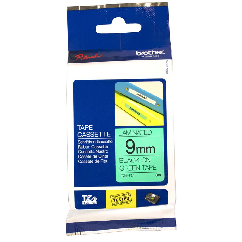 Brother Laminated 9mm x 8m Tape Cassette