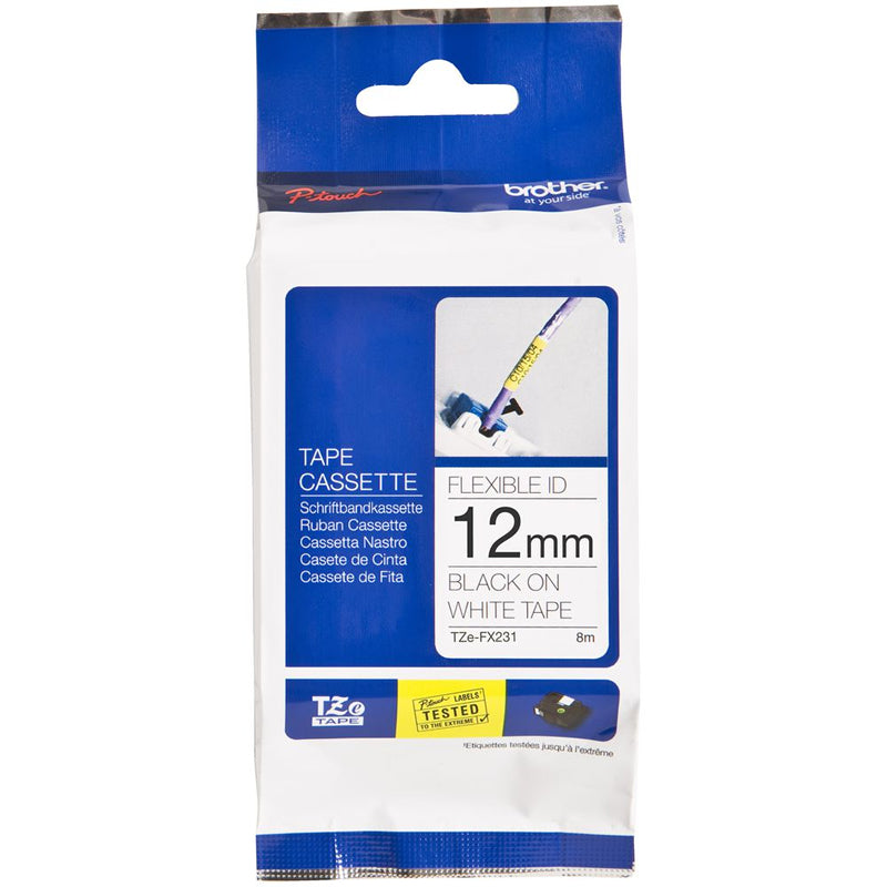 Brother Flexible Laminated 12mm x 8m Tape Cassette