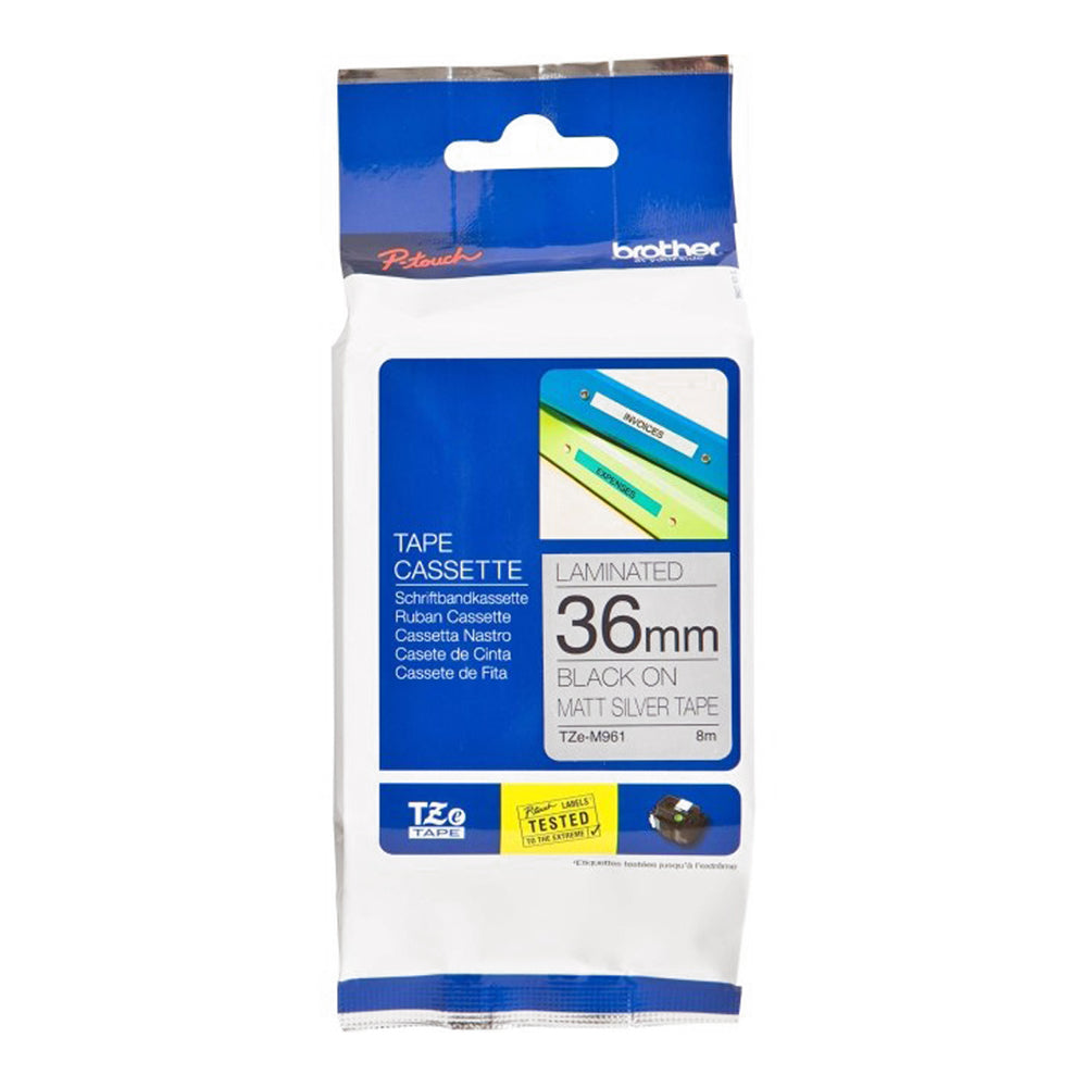 Brother 36mm x 8m Laminated Matt Tape Cassette