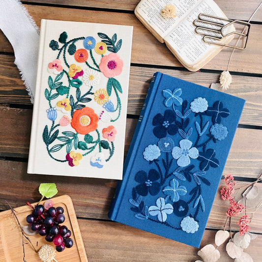 Incredible Embroidery Floral Pattern - Diary for 5 years!!