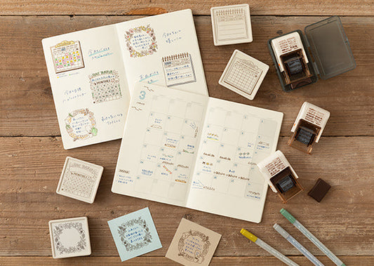 Paintable Rotatable Stamps by MIDORI