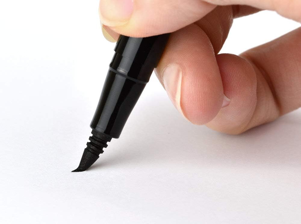 Pentel Fudemoji Twin Tip Brush Pen (Hard and Soft Tip)