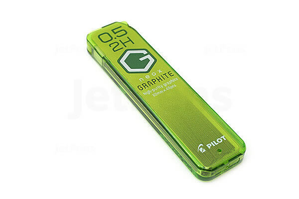 Pilot neox GRAPHITE 0.5mm 2H High-Purity Refill Leads (40pcs per tube)