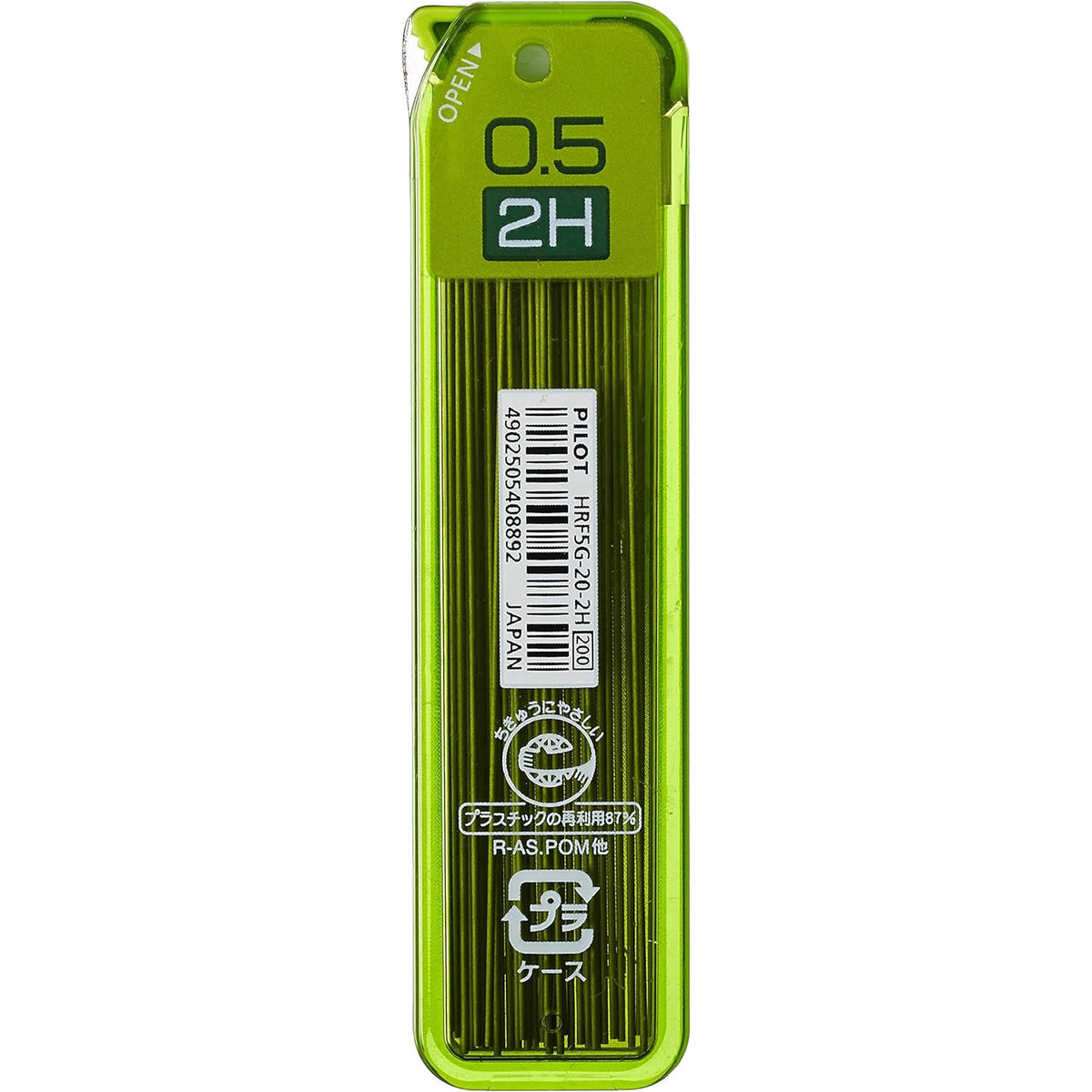 Pilot neox GRAPHITE 0.5mm 2H High-Purity Refill Leads (40pcs per tube)
