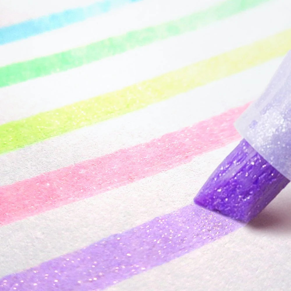 Zebra Kirarich Glitter Highlighters (Pack of 5)