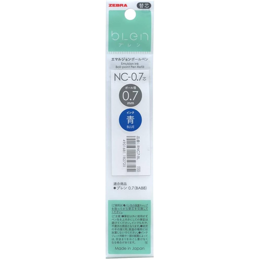 Zebra bLen 0.7mm Ballpoint Pen Refill