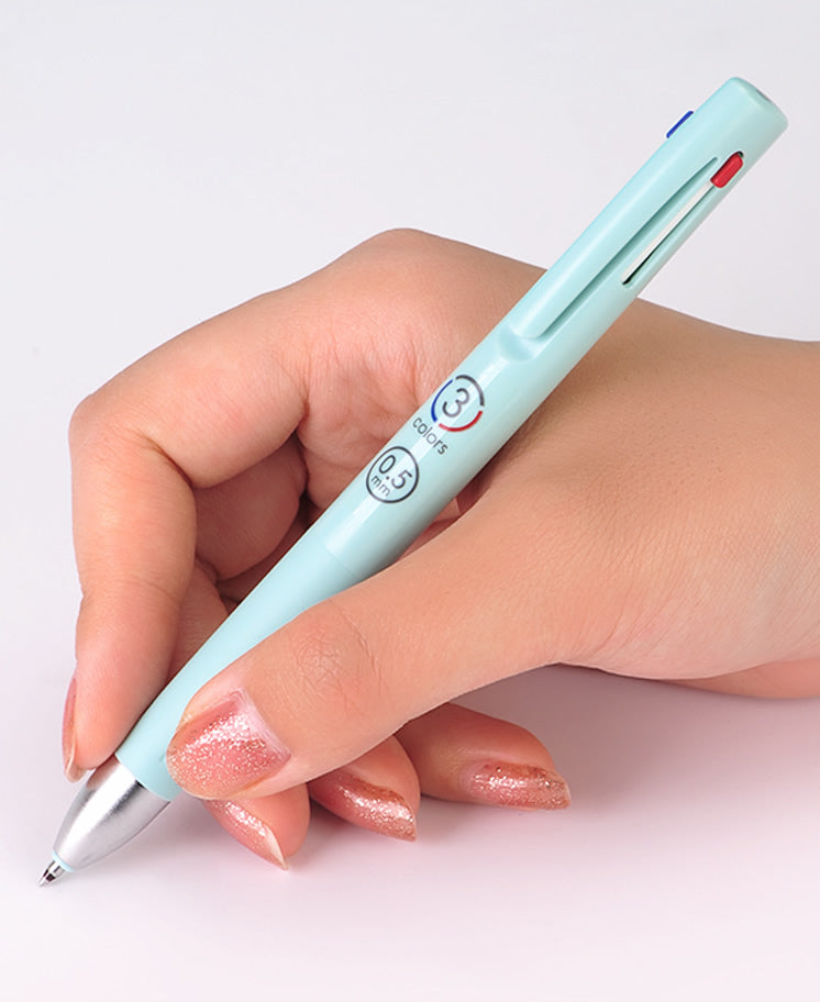 Zebra bLen 3C 0.5mm 3 Colors Emulsion Ink Ballpoint Pen