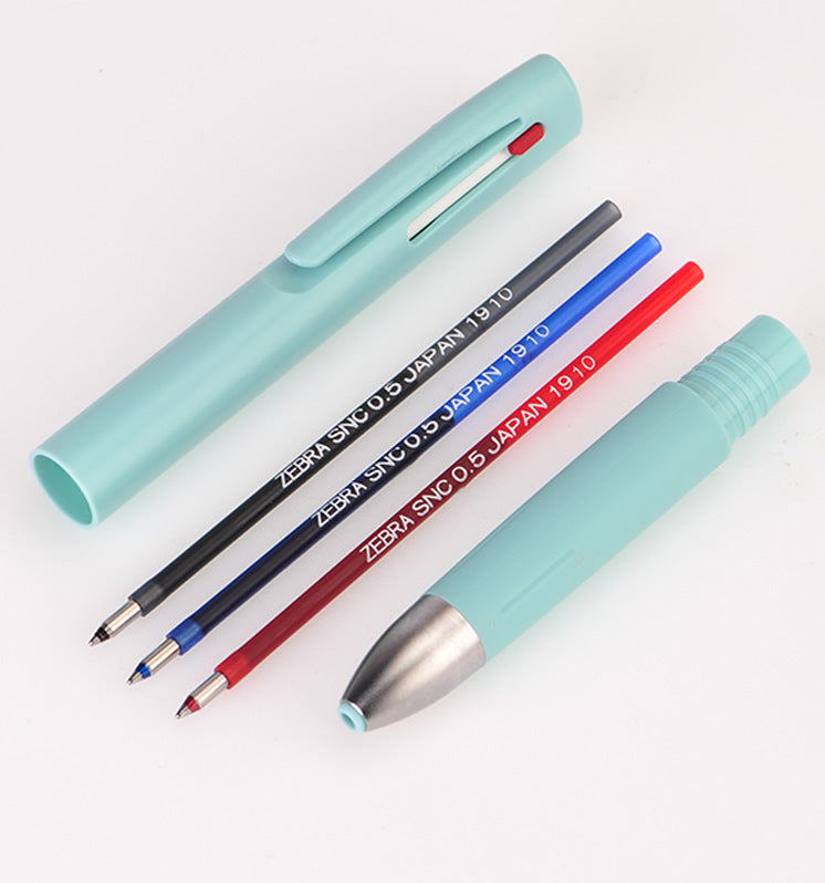 Zebra bLen 3C 0.5mm 3 Colors Emulsion Ink Ballpoint Pen
