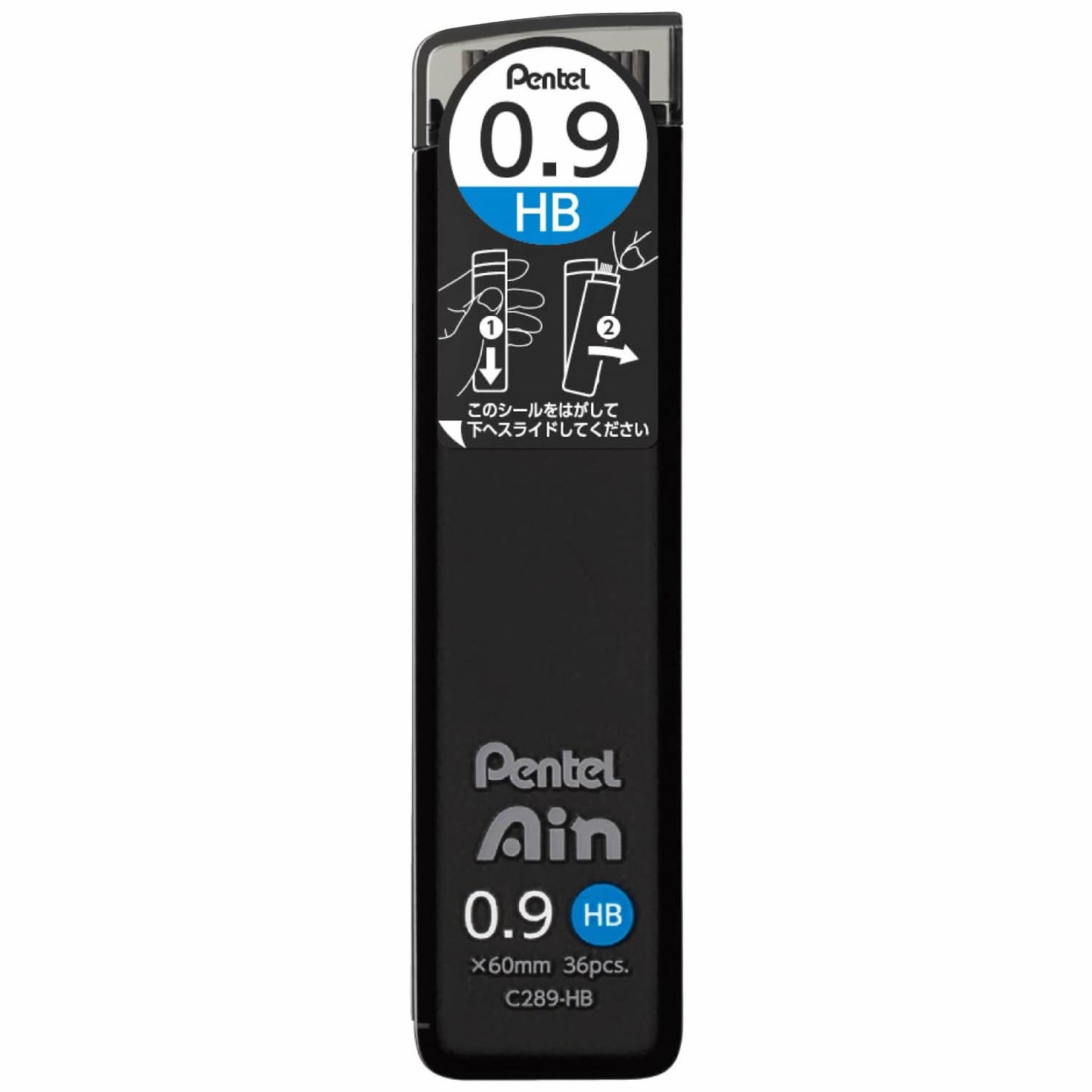 Pentel Ain -HB 0.9mm Refill Leads (36 leads per tube)