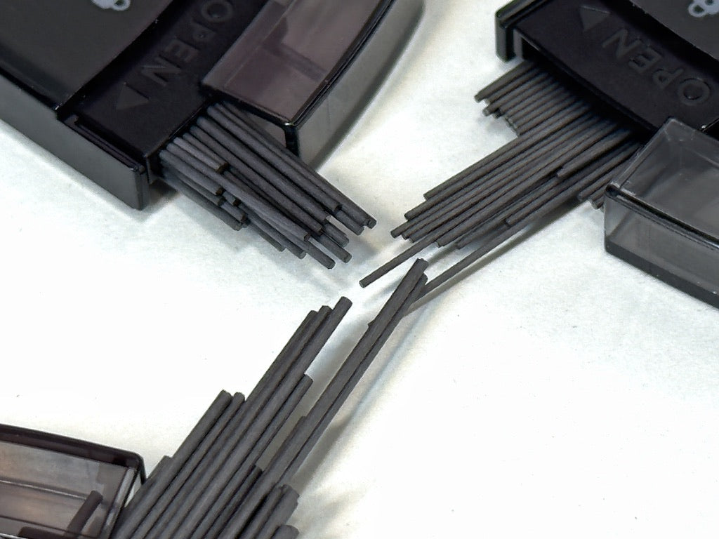 Pentel Ain HB, B and 2B 0.9mm Refill Leads (3 tubes)