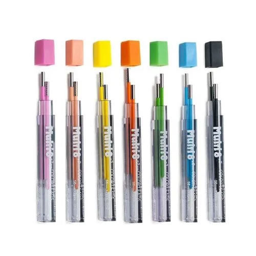 Pentel Multi 8 Assorted Colours 2.0mm Pencil Refill Leads (Pack of 14)