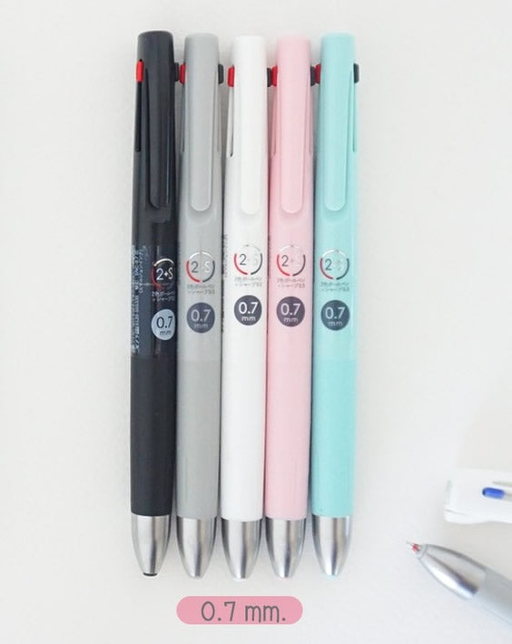 Zebra bLen 2+S 0.7mm Retractable Multifunctional Pens (Pack of 5)