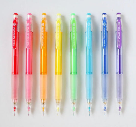Pilot Color ENO 0.7 mm Erasable Mechanical Pencils (Pack of 8)