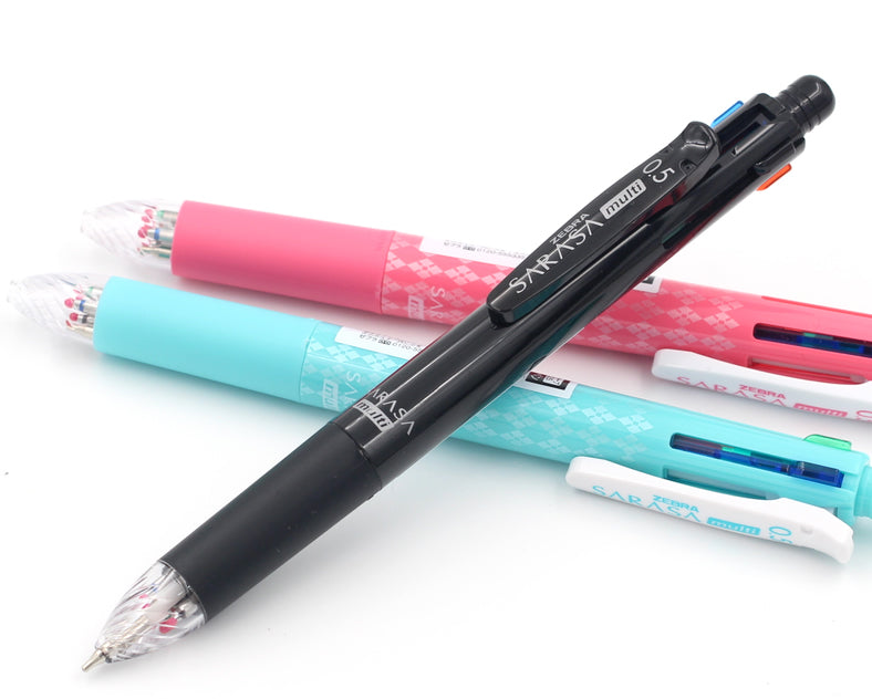 Zebra SARASA multi 4+1 0.5mm Multifunctional Pens (Pack of 3)
