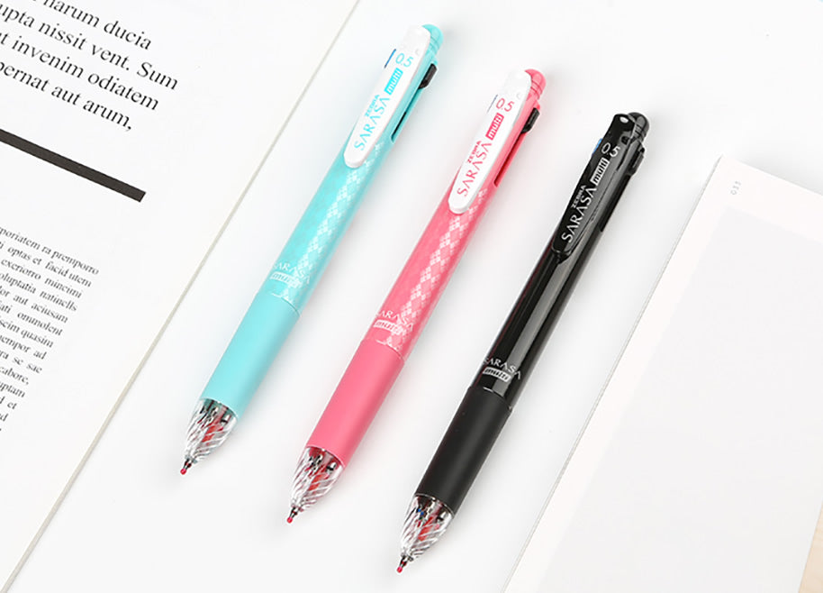 Zebra SARASA multi 4+1 0.5mm Multifunctional Pens (Pack of 3)