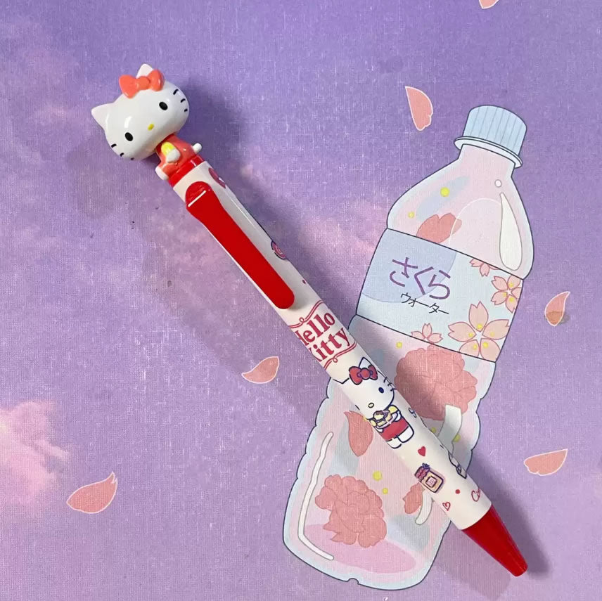 funbox Sanrio Bobblehead Mascot Black Ink Ballpoint Pen