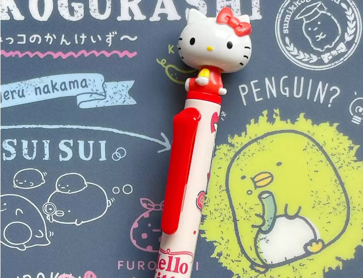 funbox Sanrio Bobblehead Mascot Black Ink Ballpoint Pen