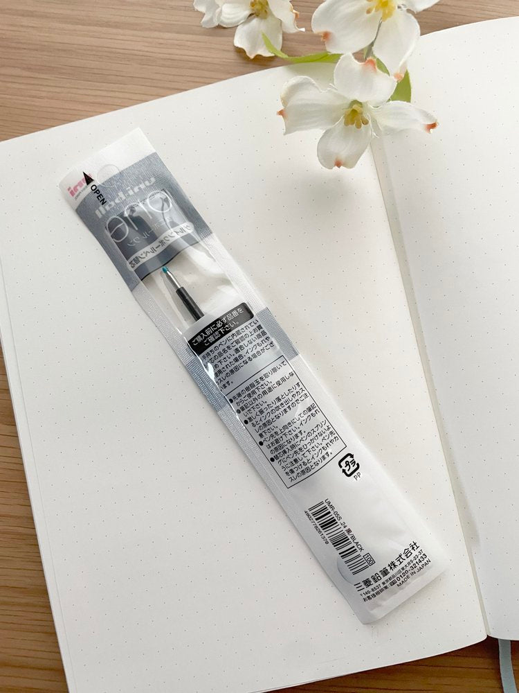 Uni One 0.5mm Gel Ink Ballpoint Pen Refills (Pack of 10)