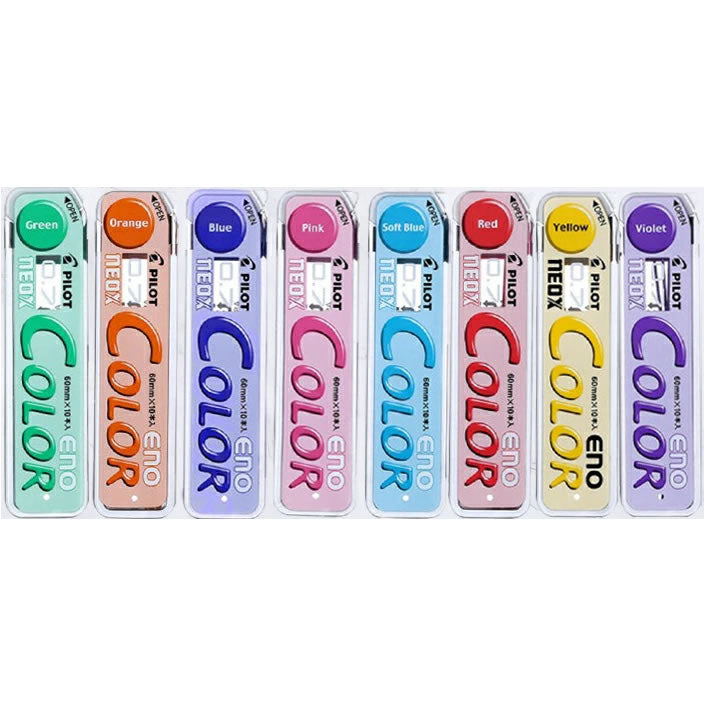 Pilot neox Color Eno 0.7mm Refill Leads (Pack of 8)