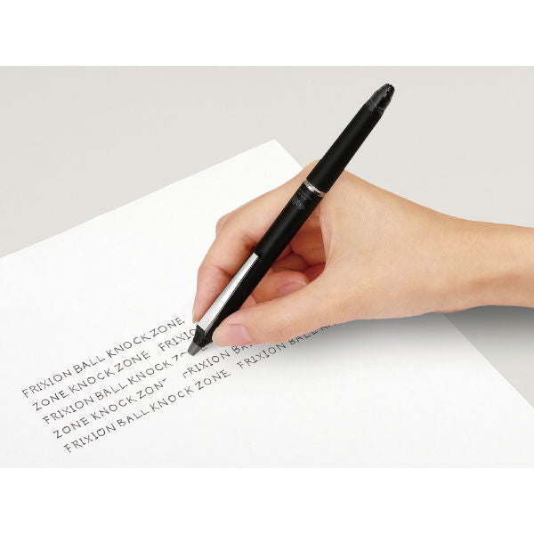 Pilot FriXion Ball Knock Zone 0.5mm Erasable Black Ink Ballpoint Pen