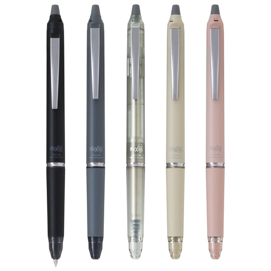 Pilot FriXion Ball Knock Zone 0.5mm Erasable Black Ink Ballpoint Pen (Pack of 5)