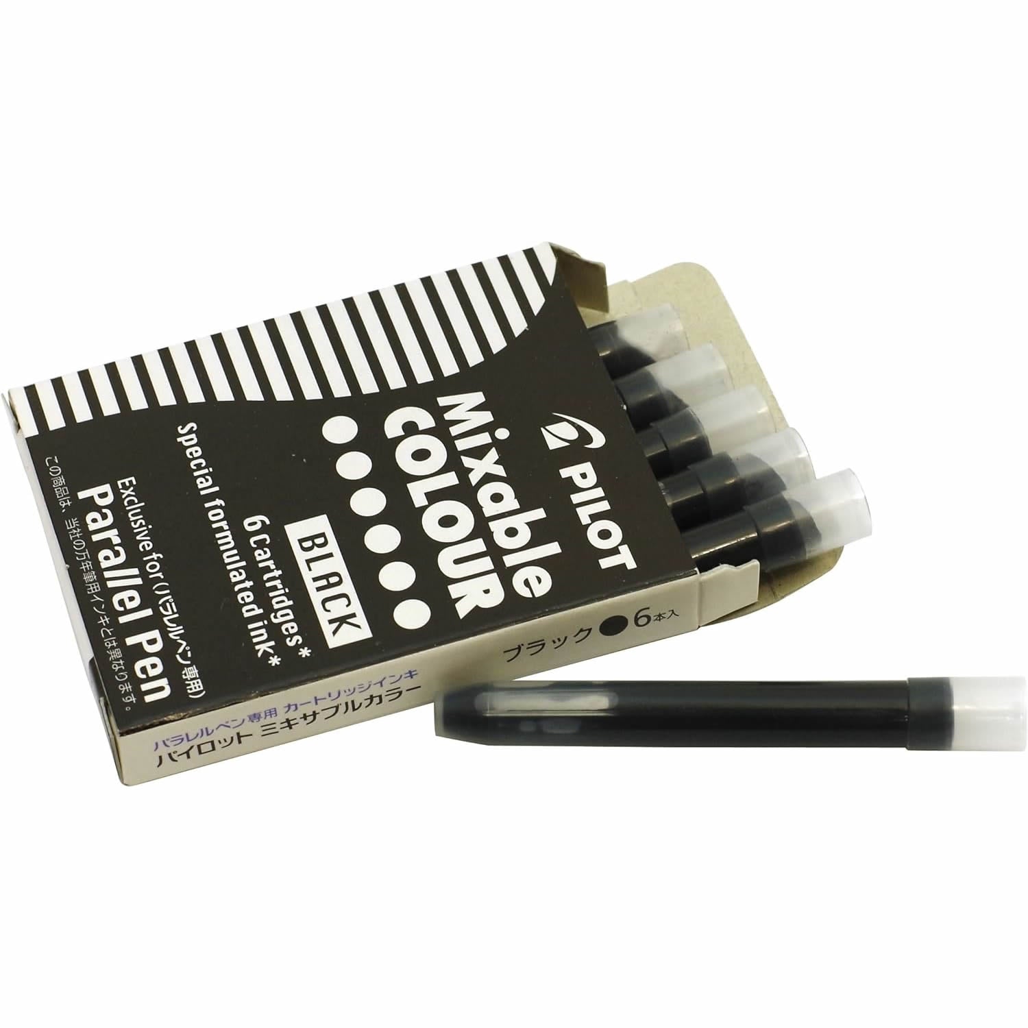 Pilot Mixable COLOUR Ink Cartridge for Parallel Pens (6 refills per pack)