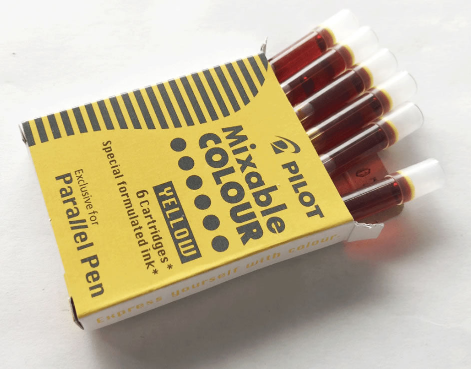 Pilot Mixable COLOUR Ink Cartridge for Parallel Pens (6 refills per pack)