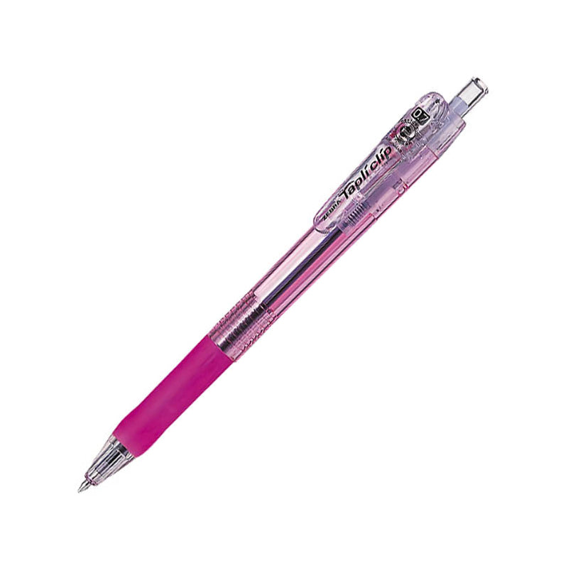 Zebra Tapli Clip 0.7mm Oil-Based Black Ink Ballpoint Pen